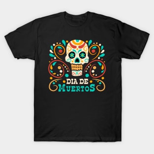 Dia de muertos - skull T-Shirt